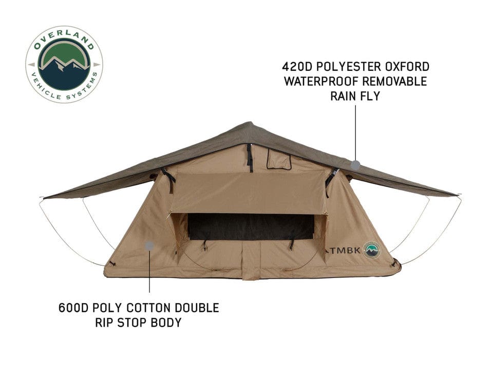 Overland Vehicle Systems TMBK 3 Person Roof Top Tent